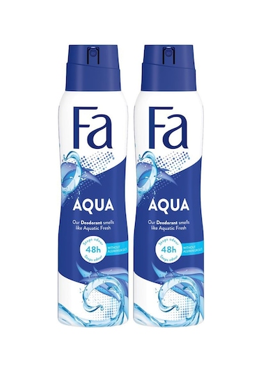 Fa Aqua 48H Kadın Sprey Deodorant 2 x 150 ML