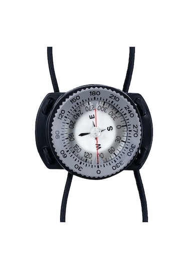 Kraken Gösterge Pusula Bungee Kordon Kayışlı 56 Mm Gri