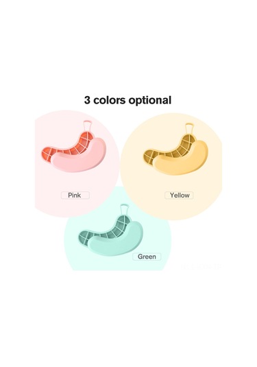 Kosona 2 Adet Silikon Buzluk Kalıbı, 16 Delikli Kapaçklı, Muz Şekilli, Çikolata/süt Buzları Yapmak İçin, Pembe Çok Renkli