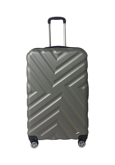 %100 Abs Kullanışlı Darbeye Dayanıklı Ortaboy Valiz Antrasit