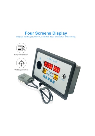 Zfx-w9002 Digital Temperature Humidity Controller For Incubation Home Use Intelligent High Accuracy Hatching Temp Humidity Control Thermostat