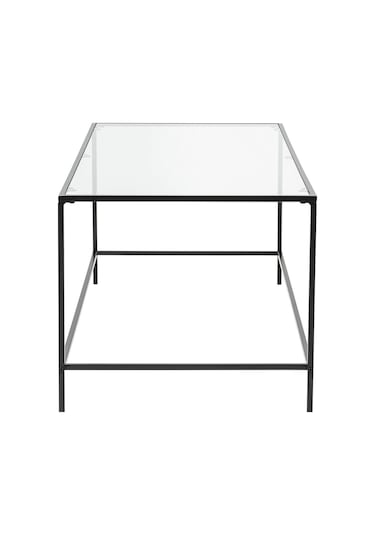 Flores Siyah Metal Orta Sehpa