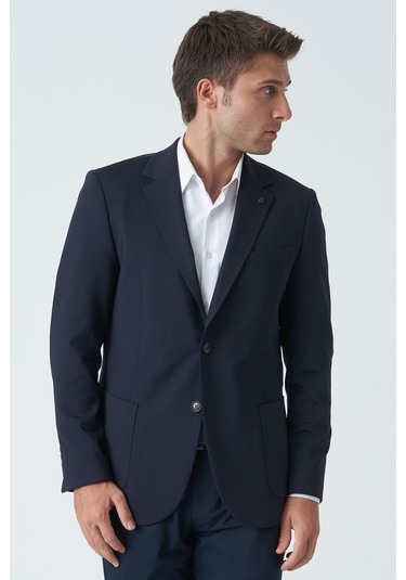 White Stone Belfast C4010 Slim Fit 6 Drop Ceket Laci-laci Lacivert White Stone Belfast C4010 Slim Fit 6 Drop Ceket Laci-laci Lacivert