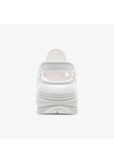 Crocs Classic Mega Crush Kadın Beyaz Terlik Düz 207988 BEYAZ Beyaz