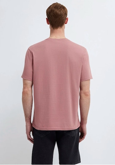 Mavi M0612896-70948 Mavi Logo Baskılı Tişört Erkek T-shirt Pembe