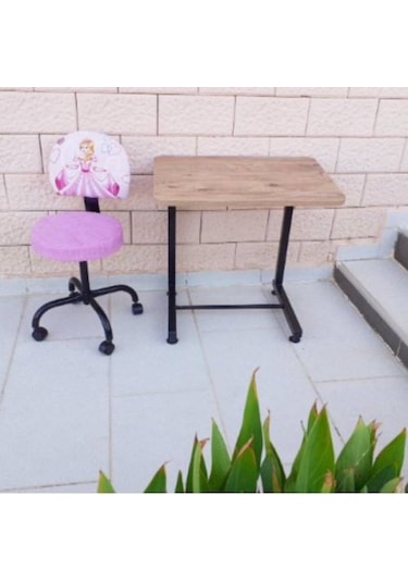 Depolife Prenses Sindirella Desenli Çocuk Odası Ders Çalışma