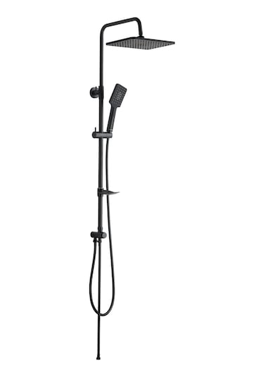 Fause Teleskopik Kolonlu Tepe Duş Seti 3 Fonk. Siyah Kds122-2b Siyah