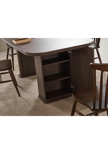 Casamila Mdf Yemek Masası+6 Sandalye Venge
