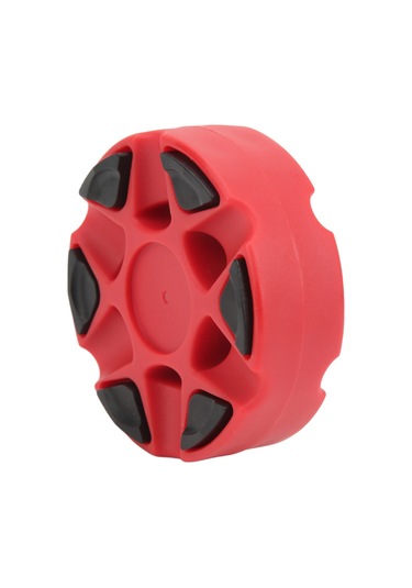 Wezone Plastik Toprak Hokeyi Topu - Yumuşak Kayma, Dayanıklı Malzeme İle Antrenman Ve Yarışmalara Uygun Kırmızı Kırmızı