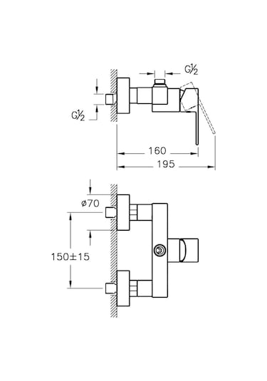 Artema Flo S A4193823 Duş Bataryası Altın