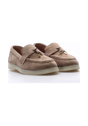 Fast Step Hakiki Deri Kadın Casual Ayakkabı 733za021 Vizon