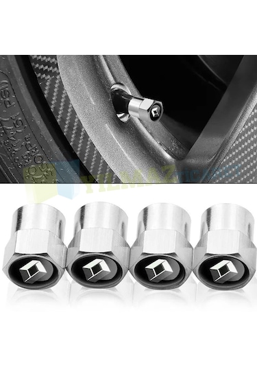 Renault Logo Sibop Kapağı 4 Adet Paslanmaz Çelik