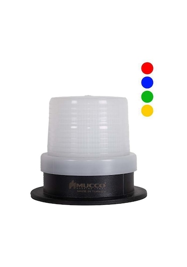 90 SERİSİ RGB TEPE LAMBASI - 12-24V AC/DC - SABİT, FLAŞÖR,ÇAKAR,B