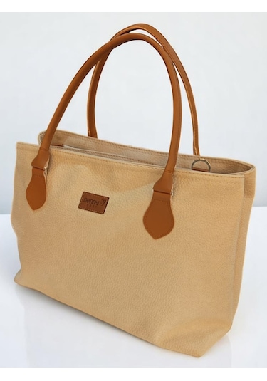 Nenny Baby Deri Anne Bebek Omuz Çantası Taba Taba