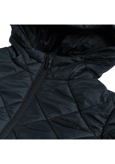 Skechers W Capitone Hooded Jacket Kadın Mont - Siyah S212001-001 Siyah Skechers W Capitone Hooded Jacket Kadın Mont - Siyah S212001-001 Siyah