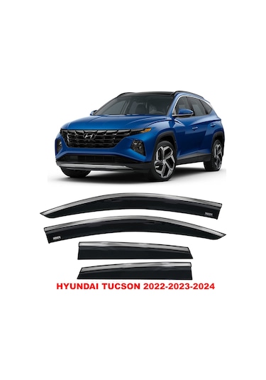 Hyundai Tucson Kromlu Cam Rüzgarlığı Niken 2022 Sonrası