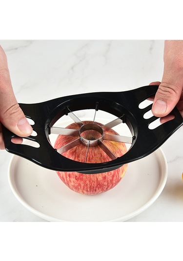 Tcherchi 1 Adet Elma Dilimleyici, Mutfak Aleti Siyah