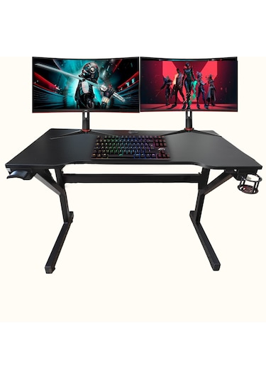 Led'li 145x65x76 Rgb'li Kumandalı Oyuncu Masası