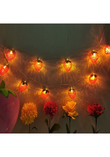Usb Noel Çilek Işık Dize For 1.5m 10 Light For 3m 20 Light Diğer