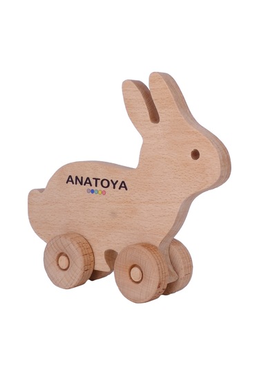 Ahşap İki Boyutlu Oyuncak Tavşan - Anatoya