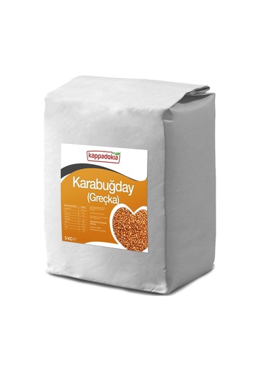 Kappadokia Glutensiz Çiğ Karabuğday Greçka 5 Kg