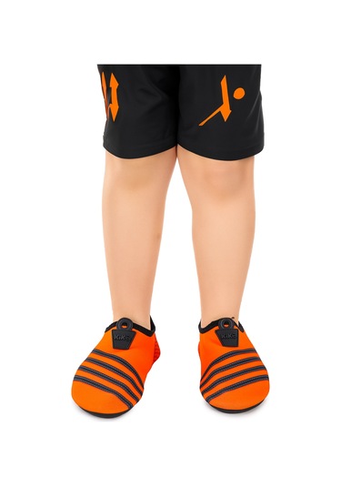 Kiko Kids Enigma Havuz Plaj Erkek Çocuk Deniz Ayakkabısı 7501 Turuncu - Siyah Turuncu - Siyah