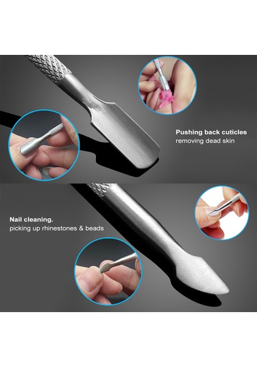 Ximistore9 6 Parça Tırnak Bakımı Seti: Tırnak Döşeme, Tampon, Püskürtücü Ve 4 Adet Zımpara Taşı