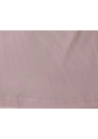 Erdenay Tekstil Esnek Fitilli Pamuklu Lycralı Kaşkorse Kadın Şort - Pudra Pembe