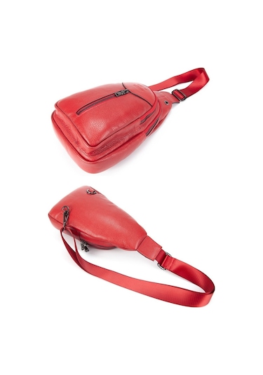 Kangaroo Kıngdom Bayan Hakiki Deri Body Bag Çapraz Postacı Çanta Kangaroo K 1012Kr