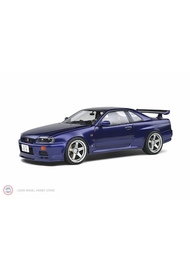 1:18 Solido 1999 Nissan Gt-r R34 Mor Model Araba
