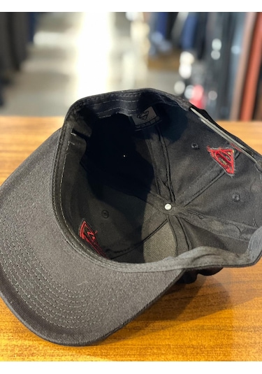 Superman Siyah Kanvas Hiphop Snapback Rapper Basket Cap Şapka