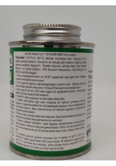 Pvc Yapıştırıcısı Weld-on 250 Gr