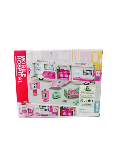 Mobile Hospital Oyuncak Bebekli Ambulans Ve Doktor Seti 11 Parça
