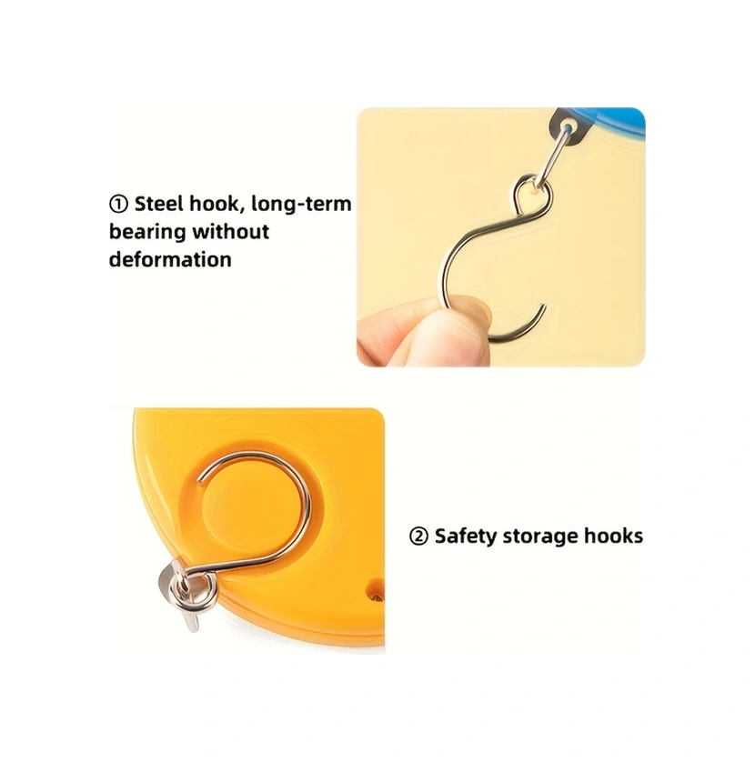 Willowhaven Mavi Taşınabilir Mekanik El Terazisi, Hassas 10kg Yük Kapasiteli Mavi