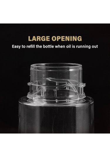 Vkemall Cam Yağ Sprey Şişesi Mangal Pişirme Yağı Zeytinyağı Kontrol Tenceresi Mutfak Plastik Hava Basınçlı Yağ Sprey Tenceresi Sprey Şişesi Siyah Yağ Sprey Şişesi Plastik + Yağ Fırçası + Temizleme Fırçası Siyah