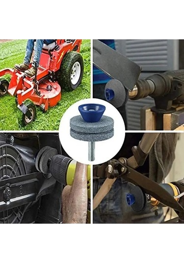 Didadodo Çift Katlı Elektrikli Matkap Tipi Çim Biçme Makinesi Bileme Başlığı - Metal Taşlama Ve Parlatma İçin