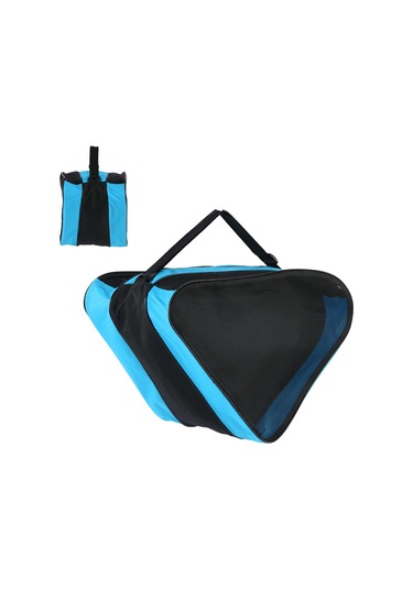 Aubyhe Üç Bölmeli Oxford Kumaş Paten Çantası - Spor Ekipmanı Ve Giyim İçin Geniş Kapasite, Havalandırıcı Ağı Bölmeler, Ayarlanabilir Askı Mavi