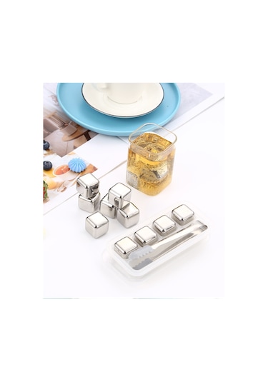 8 Paslanmaz Çelik Buz Küpü Klipsli
