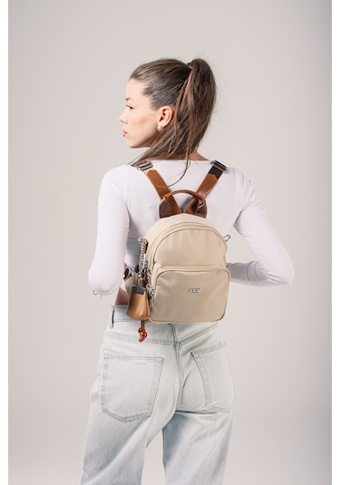 Ççs Kadın Sırt Çantası Ccs18025 Bej Bej