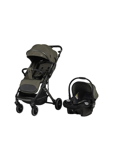 Prego Canyon Travel Sistem Bebek Arabası 2430 + 0+ Oto Koltuğu Çift Yönlü, En1888 Sertifikalı, Kompakt Katlanabilir