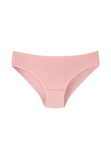 Kadın Düz Renkli Külot 7'li Paket Pamuklu Likralı Esnek Ve Yumuşak Kumaş Kahve