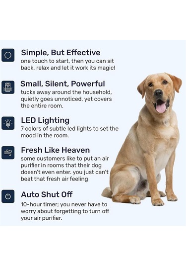 Xiaaokeji Pet Home Hava Temizleyici Koku Filtresi Kokuları Giderir