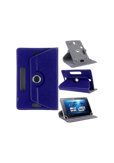 General Mobile E-tab 20 10.1 Inch Uyumlu Deri Tablet Kılıf Sıt...