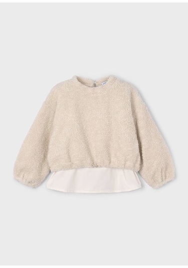 Mayoral Kız Çocuk Kazak 4431 Bej