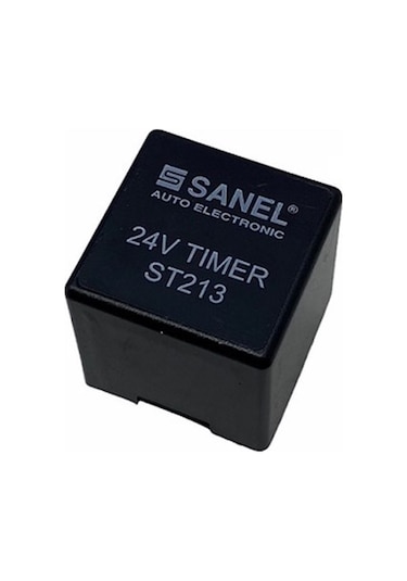 Sanel 24V Zaman Rölesi 3 Uçlu 2 Sn. Süre Otokar N11.409