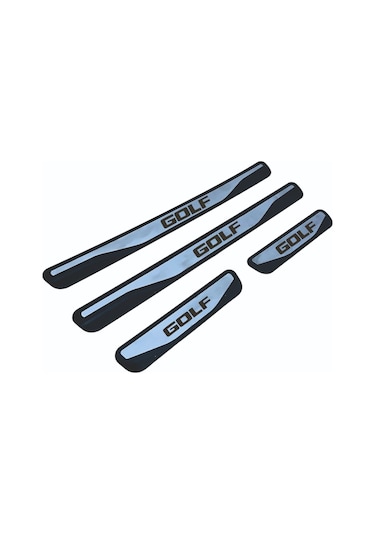 Golf 6 Kapı Eşiği 2010-2013 New Krom Kapı Eşiği 4 Parça Paslanmaz Çelik