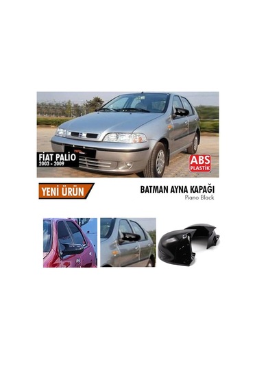 Fiat Palio Yarasa Ayna Kapağı Batman Parlak Siyah Piano Black