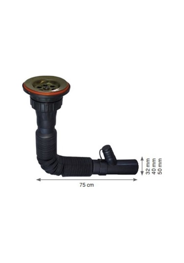 Rekorlu Eko Lüx Körüklü Lavabo Sifonu