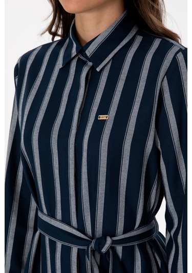 U.s. Polo Assn. Kadın Lacivert Elbise Dokuma 50316604-vr033 Lacivert