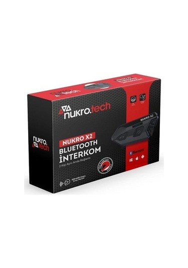 Nukrotech Nukro X2 Bluetooth İnterkom Seti